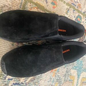 Merrell Men's Black Suede Loafers